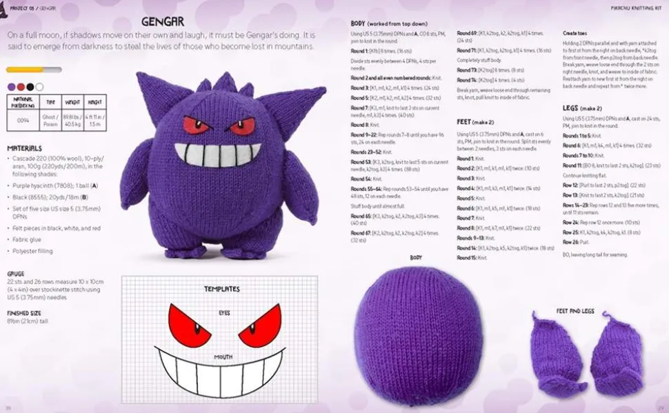 PokéMon Knitting: Bring Your Favorite PokéMon to Life with 20 Cute Knitting Patterns