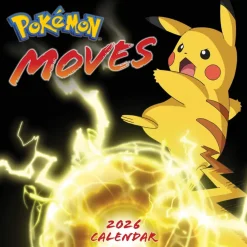 Pokémon Moves 2026 Wall Calendar