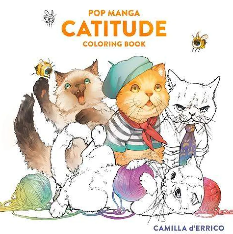 Pop Manga Catitude Coloring Book