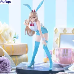 Power Light Blue Color Version BiCute Bunnies PVC Statue 20 cm