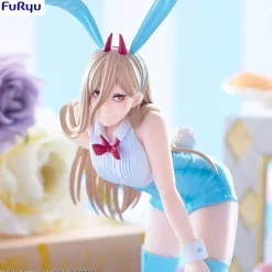 Power Light Blue Color Version BiCute Bunnies PVC Statue 20 cm
