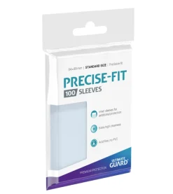 Precise-Fit Sleeves Transparent Standard Size (100)