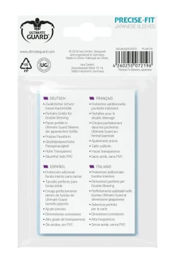 Precise-Fit Transparent Japanese Size Sleeves (100)