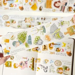 Pre-cut Cozy Hour Wide Washi Tape