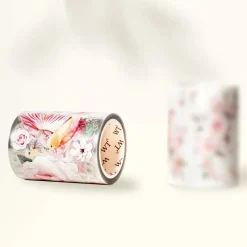 Pre-cut Pink Velvet Wide PET Tape