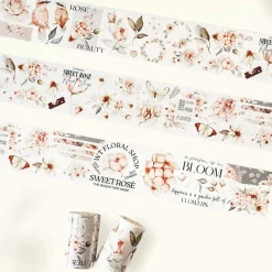 Pre-cut Sweet Rosé Wide Washi Tape