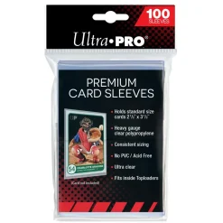 Premium Clear Standard Size Sleeves (100)