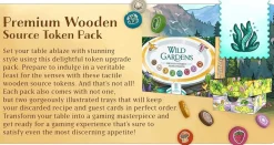 Premium Wooden Source Token Pack