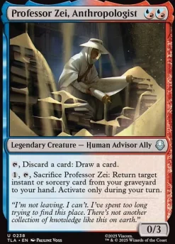 Professor Zei, Anthropologist (Enkeltkort)