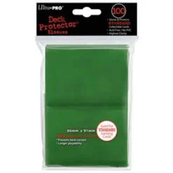 PRO-Gloss Green Standard Size Sleeves (100)