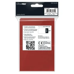 PRO-Gloss Red Standard Size Sleeves (100)