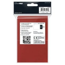 PRO-Matte Red Standard Size Sleeves (100)