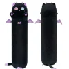 Purple Magic Cat Long Family Plush Figure 130 cm