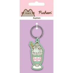 Pusheen Matcha PVC Keychain