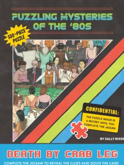Puzzling Mysteries of the ’80s Death by Crab Leg 500-Piece Puzzle