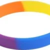 Rainbow Colours Silicone Bracelet