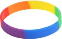 Rainbow Colours Silicone Bracelet