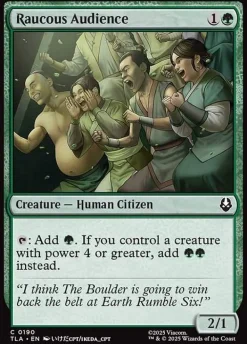 Raucous Audience (Enkeltkort)