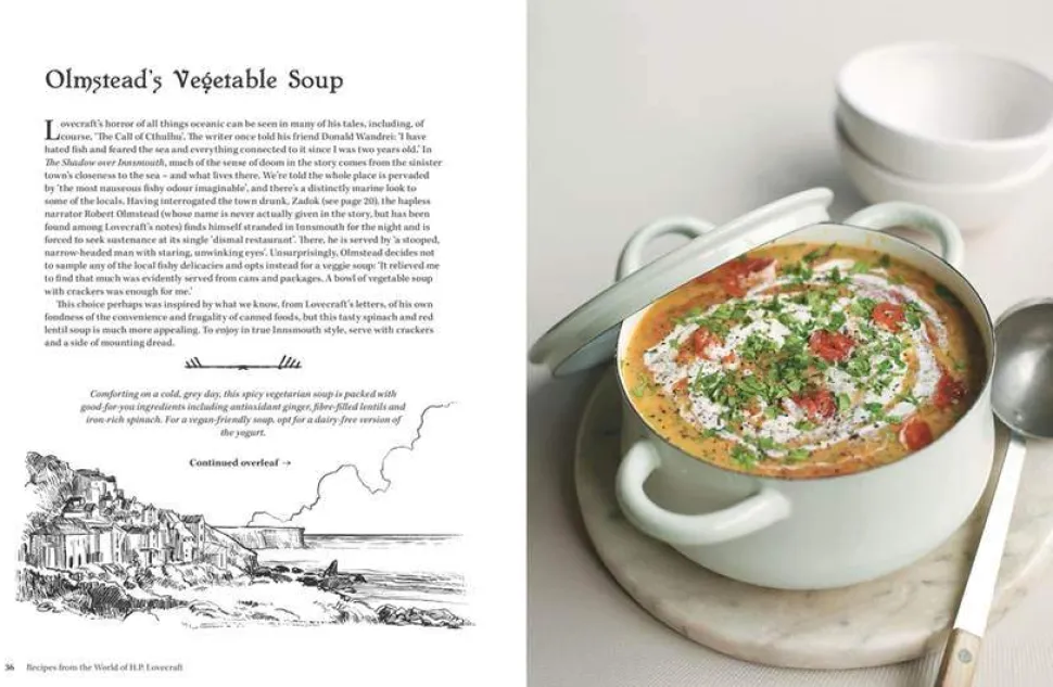 Recipes from the World of H.P Lovecraft: Recipes inspired by cosmic horror