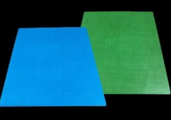 Reversible Battlemat Blue/Green 1 inch Squares Battlemat