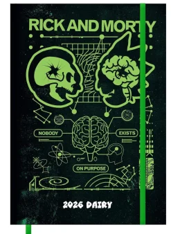 Rick & Morty 2026 A5 Dtp Diary
