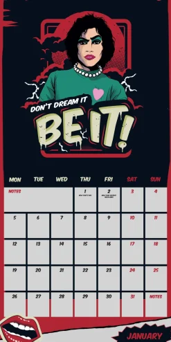 ROCKY HORROR SHOW 2026 SQUARE CALENDAR