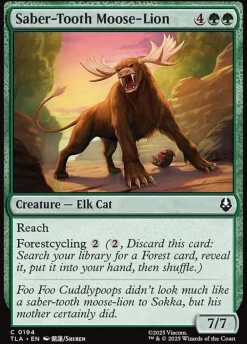 Saber-Tooth Moose-Lion (Enkeltkort)