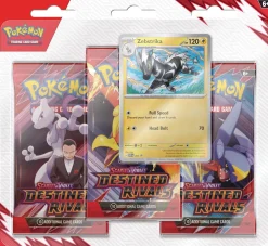 Scarlet & Violet Destined Rivals Zebstrika 3P Blister Pack