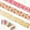 Scarlet Bloom Wide Washi Tape Set