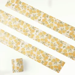 Scarlet Bloom Wide Washi Tape Set