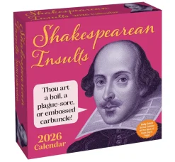 Shakespearean Insults 2026 Day-to-Day Calendar