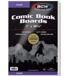 Silver Comic Backing Boards (100) BCW