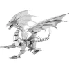 Silver Dragon 3D Metal Model Kit