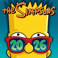 Simpsons 2026 Square Calendar