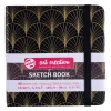 Skissebok m/strikk Art Deco 12x12cm