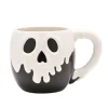 Skull Black and White Mug