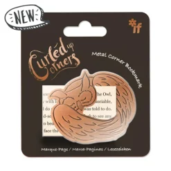 Sleepy Owl - Curled up Corners Bookmark