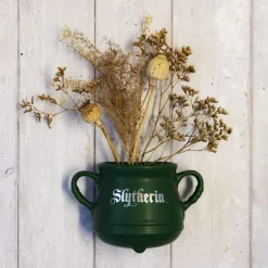 Slytherin Cauldron Shaped Wall Vase
