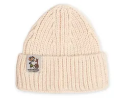 Sniff Tan Beanie Knitted