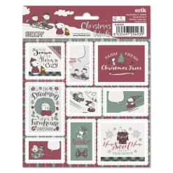 Snoopy Christmas Self-Adhesive Labels