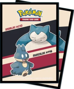 Snorlax & Munchlax Standard Size Deck Protectors (65) Kortlommer