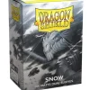Snow Matte Dual Dragon Shield Sleeves (100)