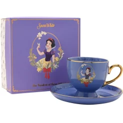 Snow White Tea Cup and Saucer