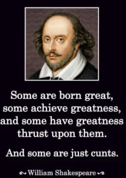 Some Are Born Great Shakespeare