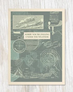Sorry You're Feeling Under the Weather Greeting Card