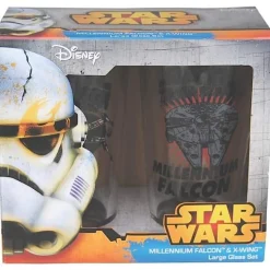 Spacecrafts Large Glasses Set of 2