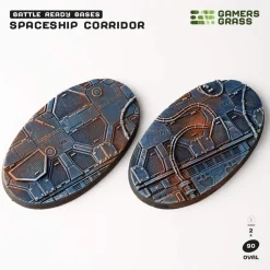 Spaceship Corridor Bases Oval 90 mm (2)