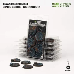 Spaceship Corridor Bases Round 40 mm (5)