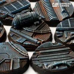 Spaceship Corridor Bases Round 25 mm (10)