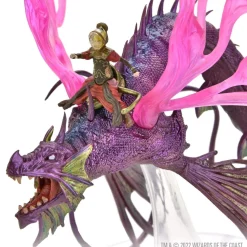 Spelljammer Adult Solar Dragon & Xeleth Icons of the Realms Premium Painted Miniatures